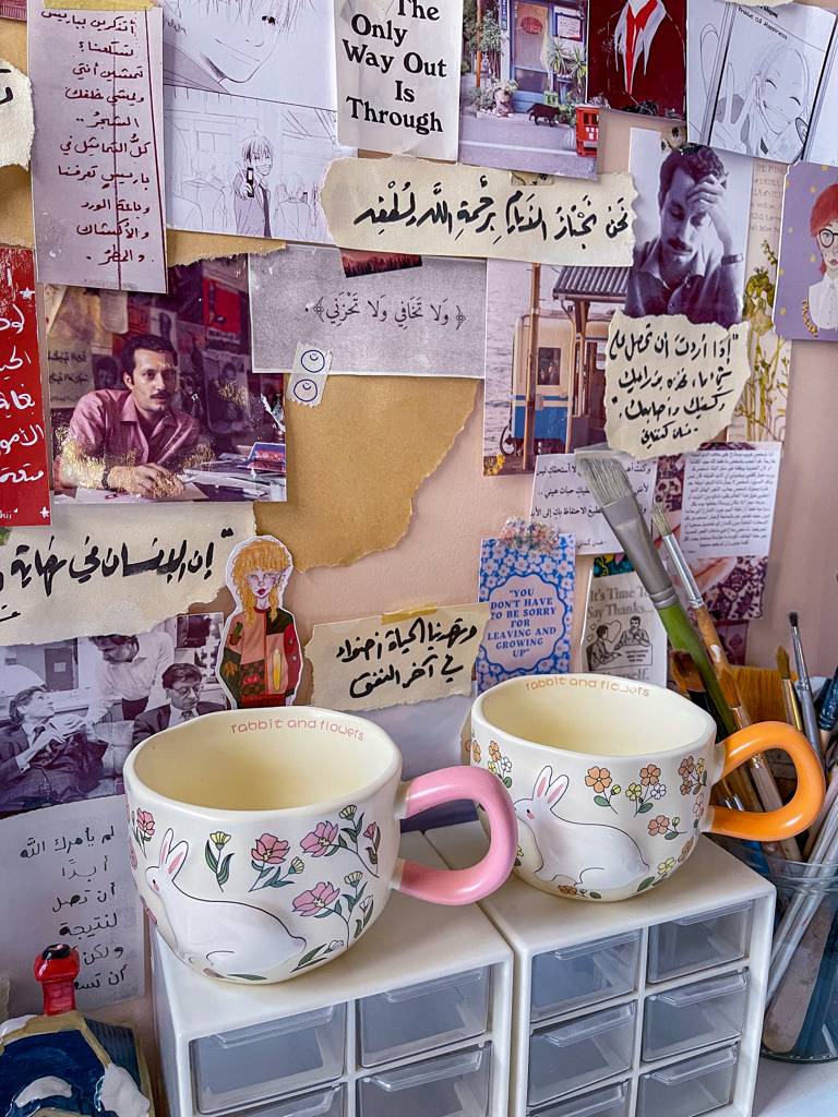 🌸🐇كوب الأرنب اللطيف
